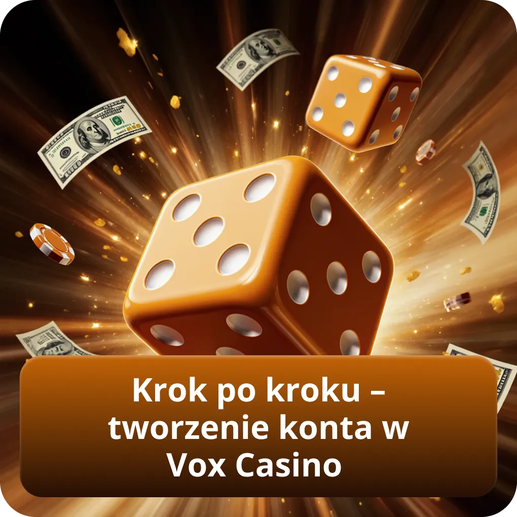 Krok po kroku – tworzenie konta w Vox Casino